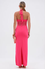 BRIGHT AS THE SKY MESH MAXI DRESS