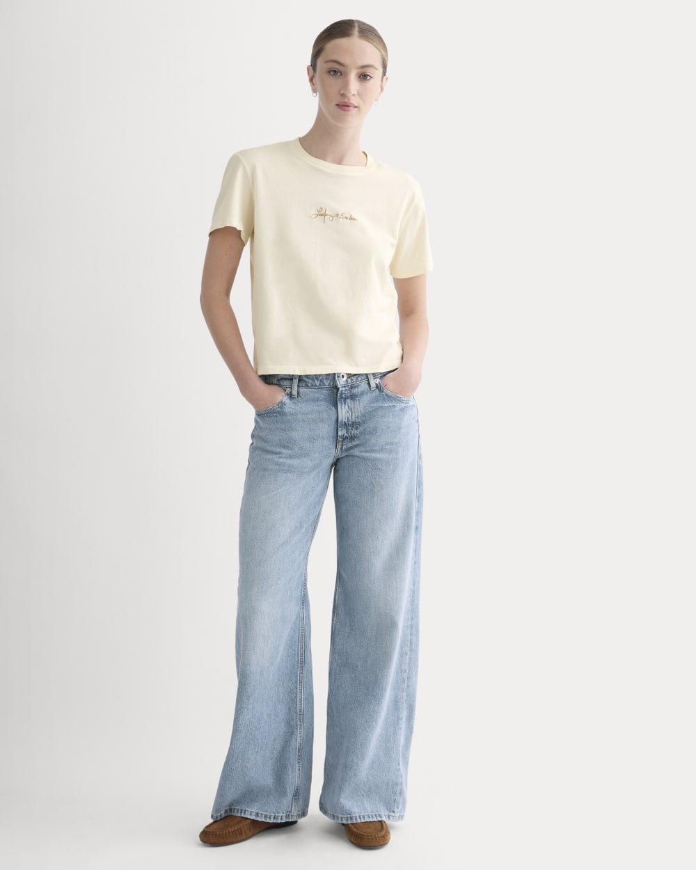 Everlane x The Laufey Foundation Box-Cut Tee | Bone