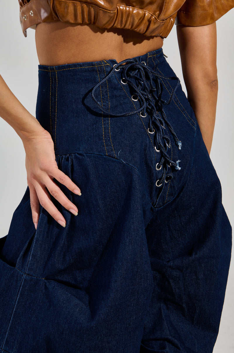 MIXED MESSAGES DENIM PANT