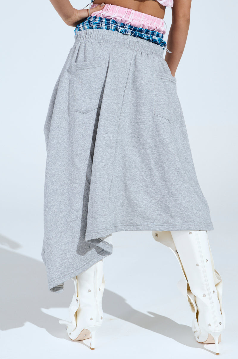 DONT MESS WITH ME MIDI SKIRT