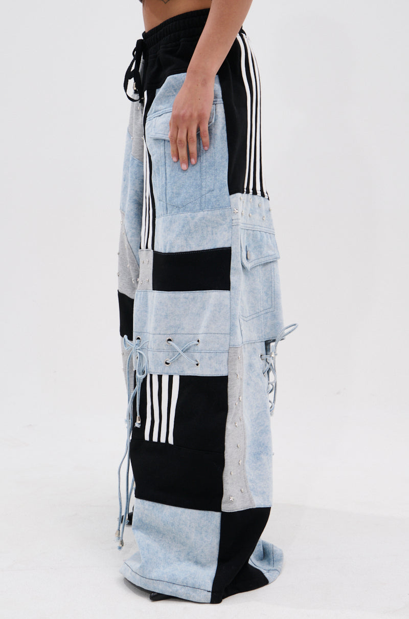 DECONSTRUCTED MASTERPIECE WIDE LEG PANT