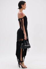 REVERIE MINI DRESS WITH TIES