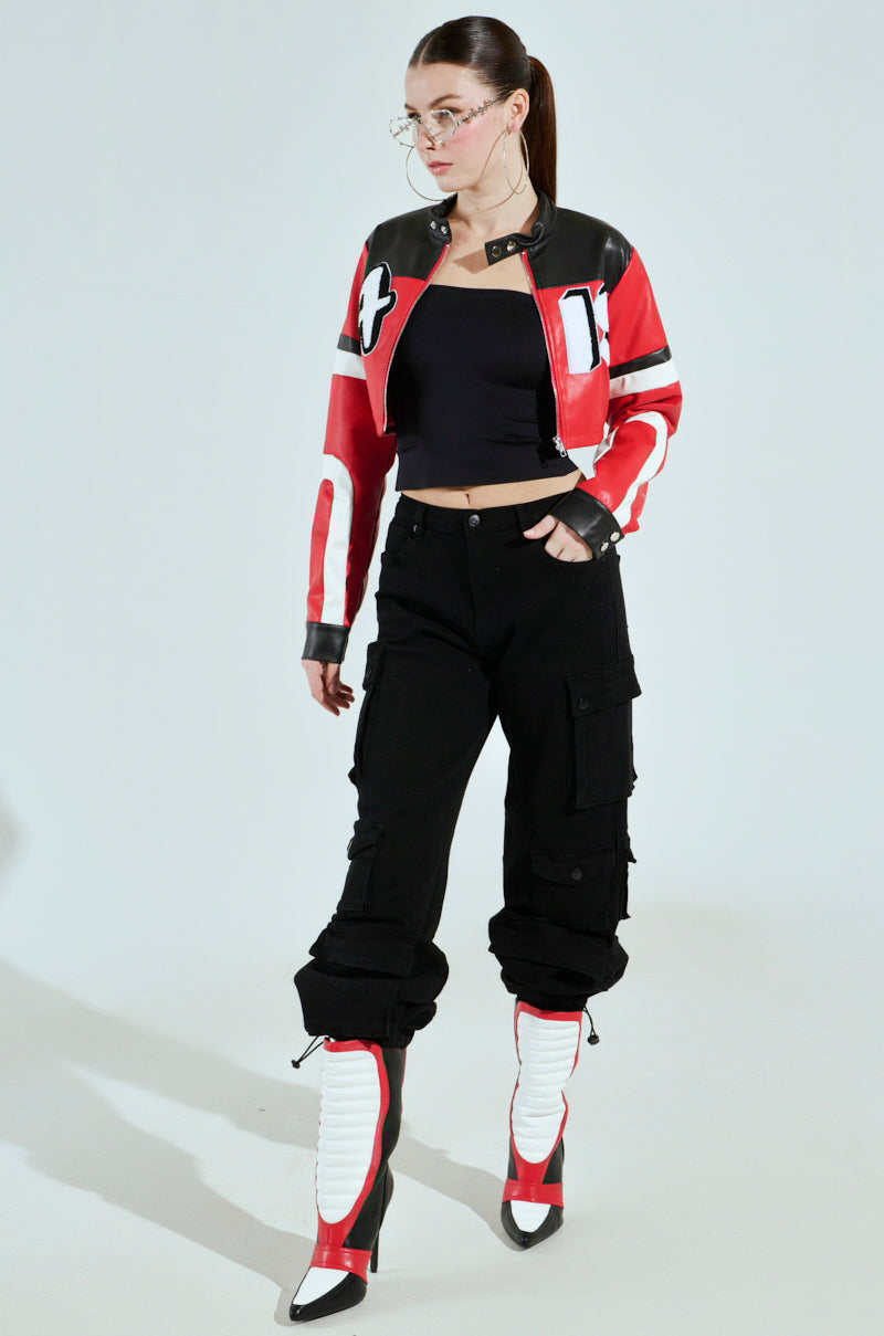 ACE CROPPED GRAPHIC MOTO