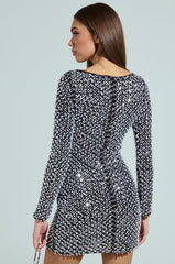 A HAMPTONS HOLIDAY PEARL MINI DRESS