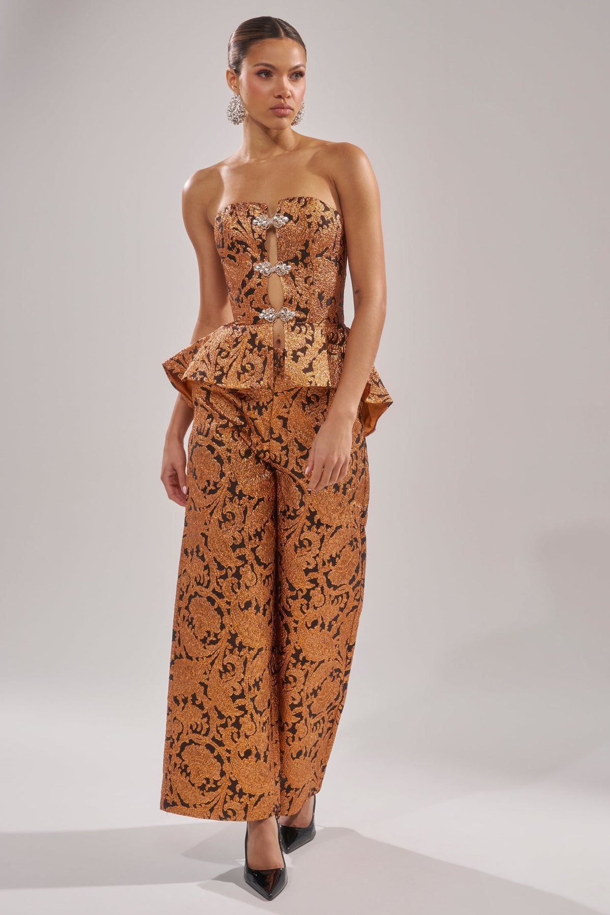 AWAY FROM ME BROCADE TROUSER