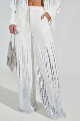 MILA EMBELLISHED FLARE PANT