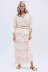 RUFFLE HEAVEN MAXI SKIRT