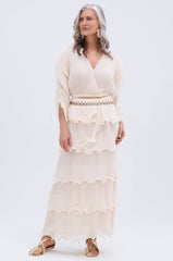 RUFFLE HEAVEN MAXI SKIRT