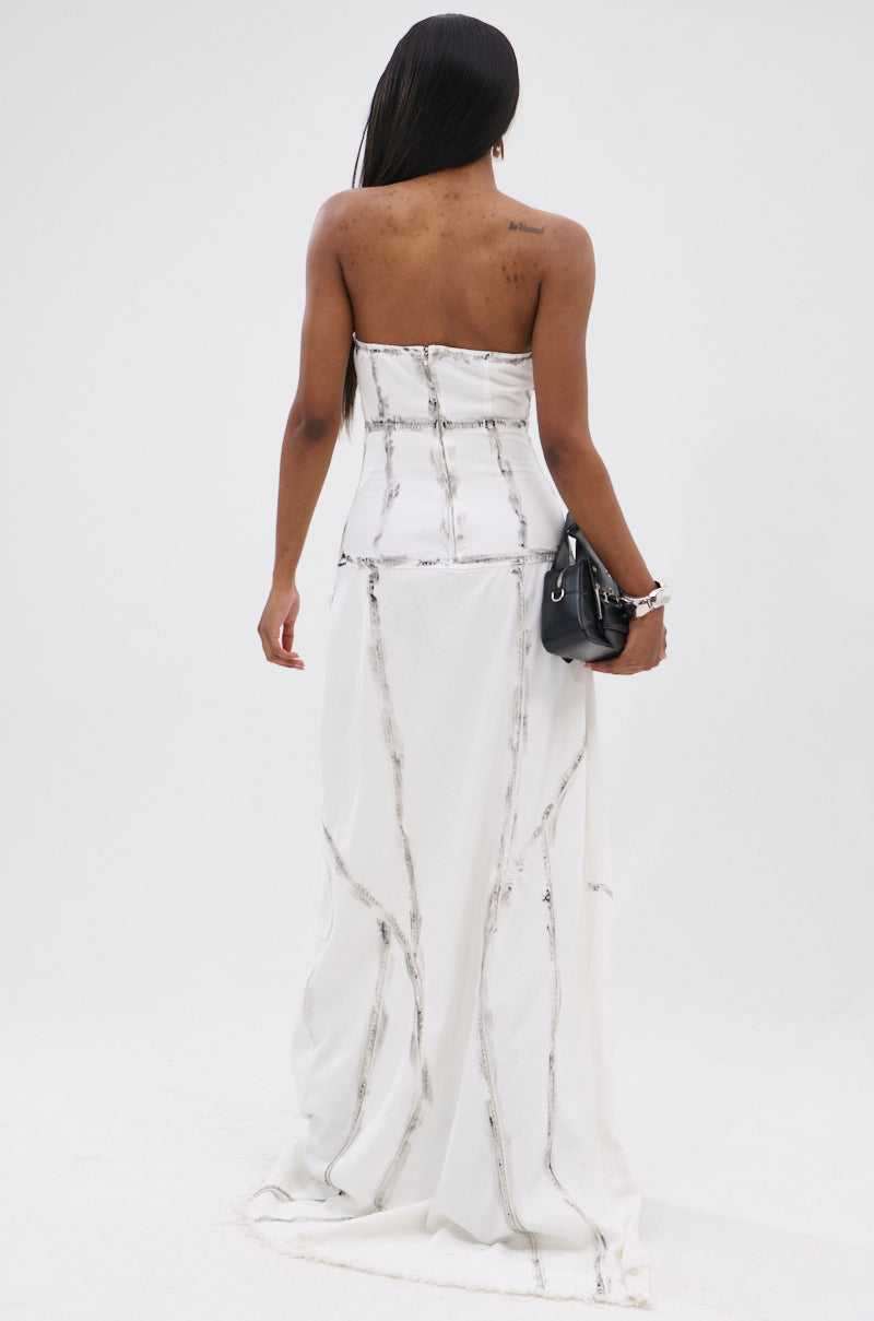 COVER STAR DENIM MAXI DRESS