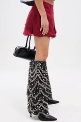 AUDREY MINI PLEATED SKIRT