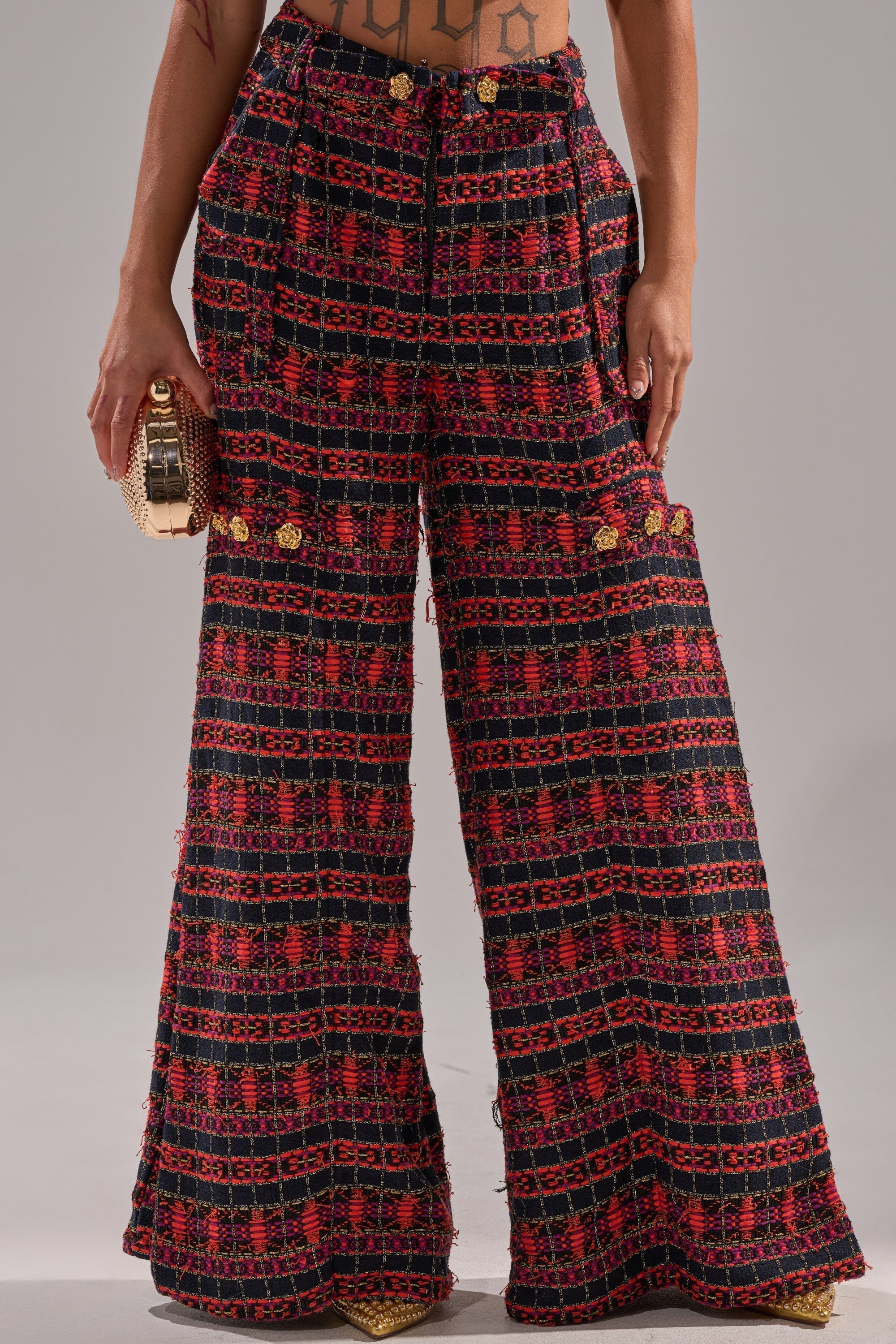 ONLY THINK ABOUT YOU TROUSER IN TWEED
