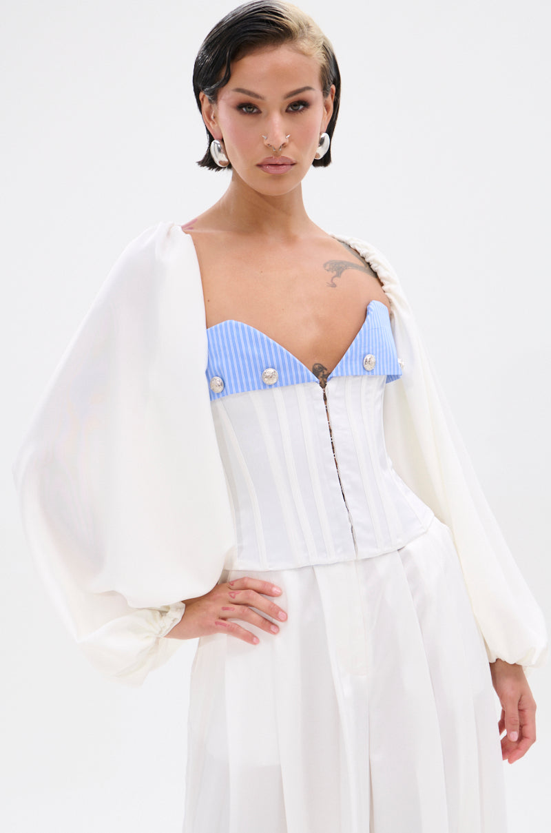COVER UP CHIFFON SHRUG