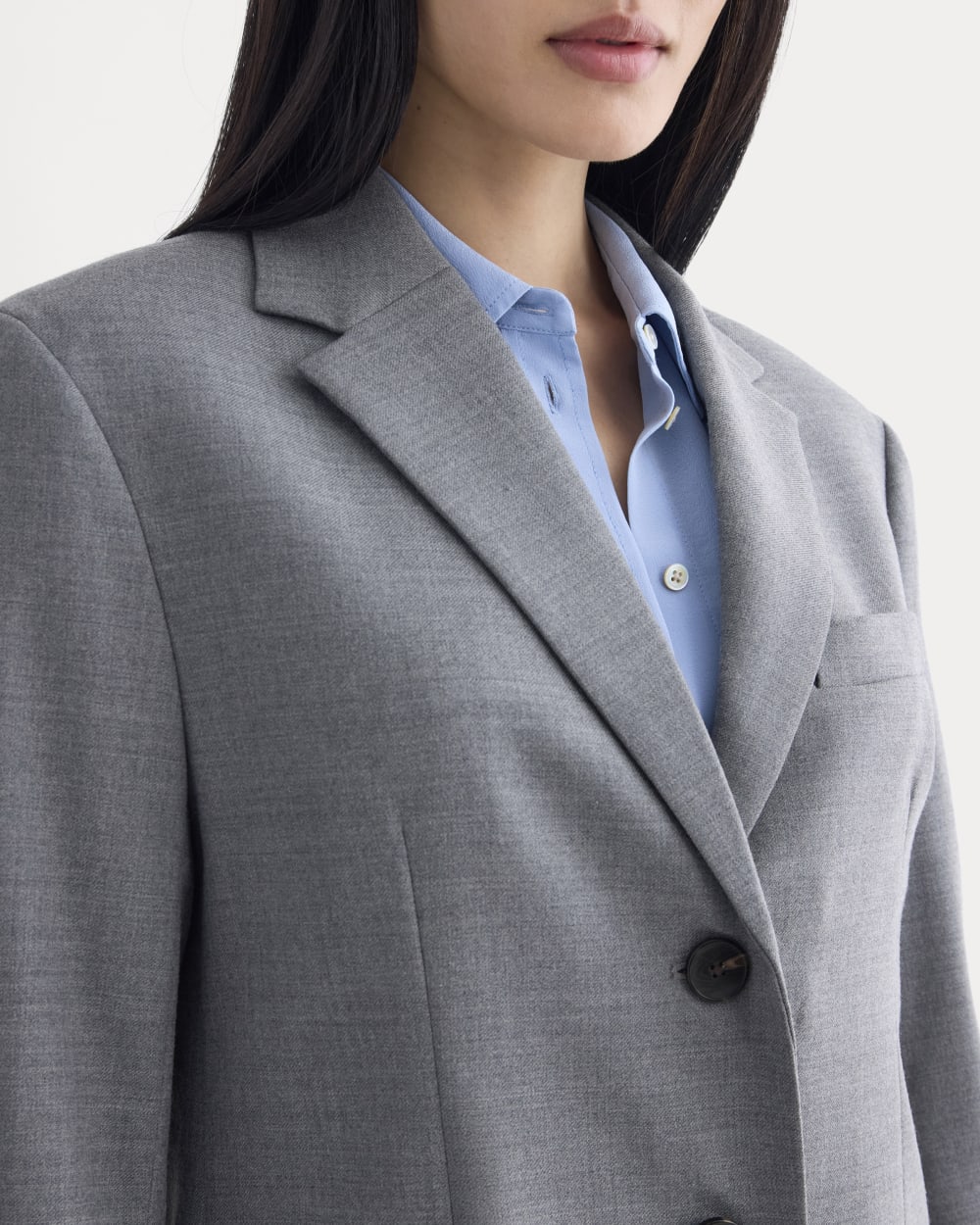 Blazer in Tailor Twill | Heather Graphite