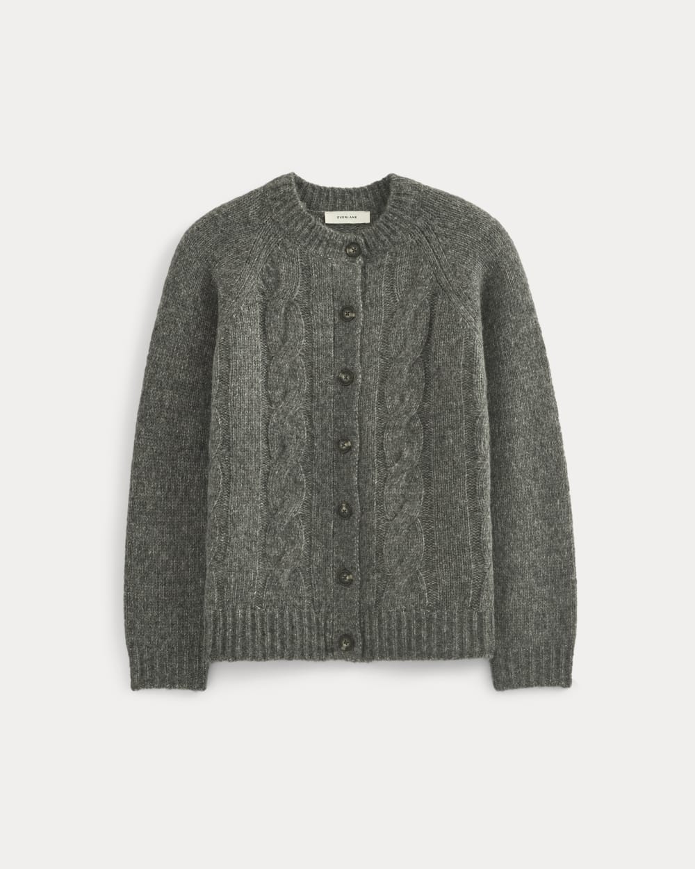Cloud Cable Cardigan | Heather Charcoal