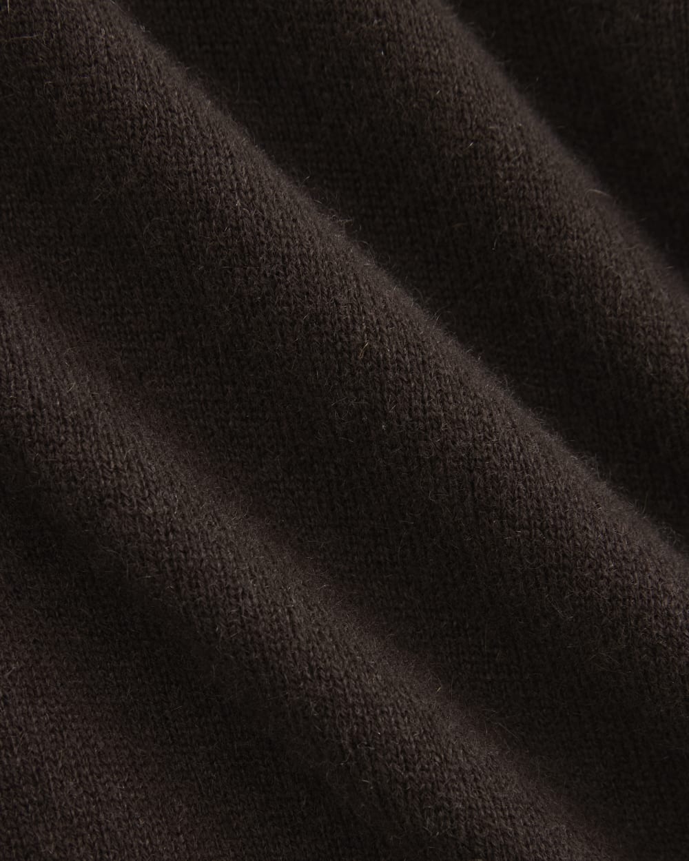 Cashmere Button-Up Shirt | Dark Chocolate