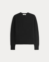 Cashmere Slim Crew Sweater | Black