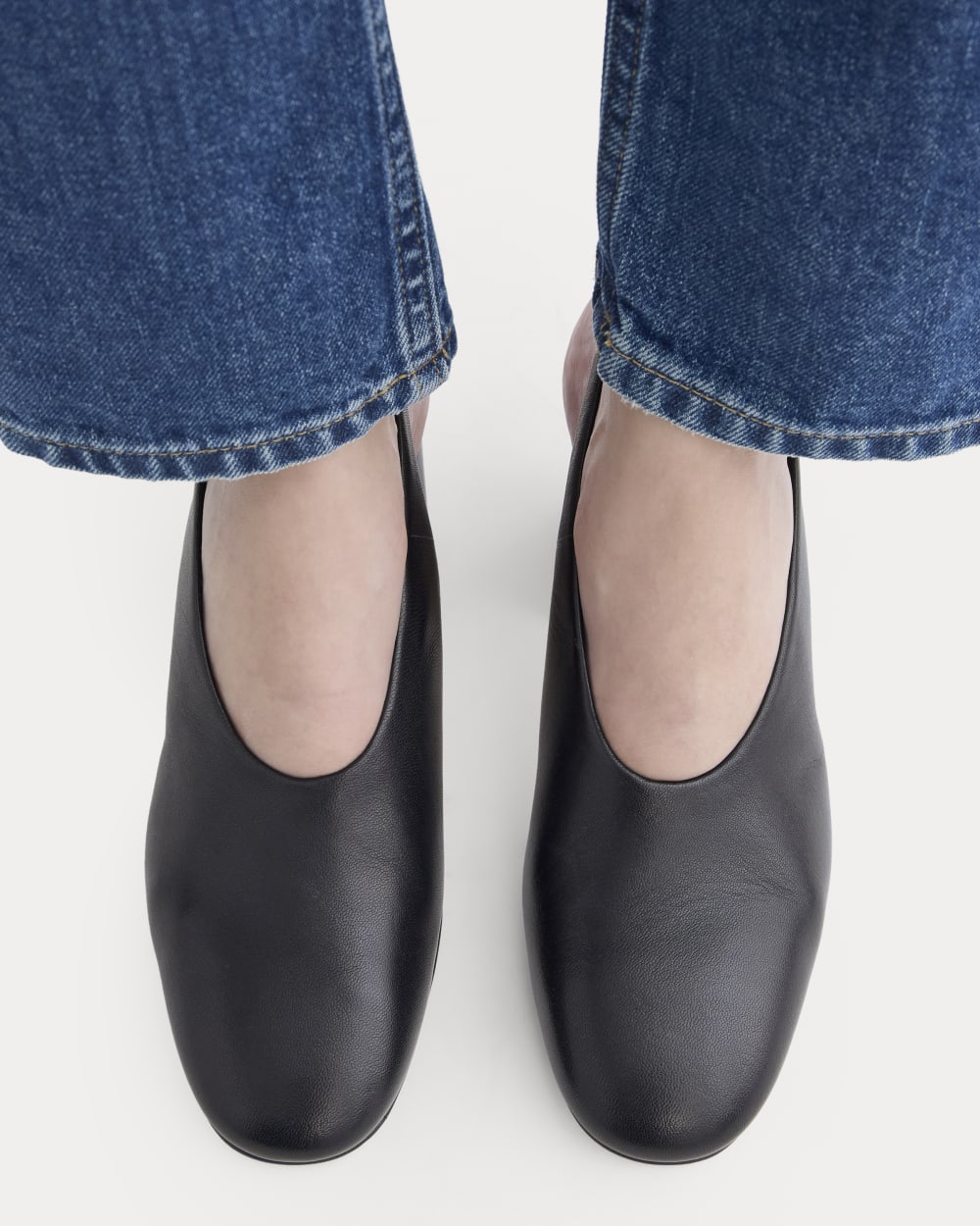 Curved Slingback Heel | Black