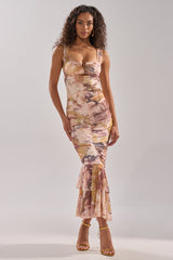 LOVER GIRL SLINKY MIDI DRESS