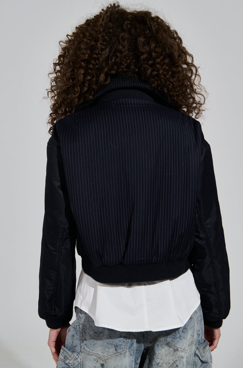 DUKE ZIPPER DETAIL BOMBER