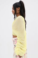 DIVINE RIGHT LONG SLEEVE BLOUSE TOP