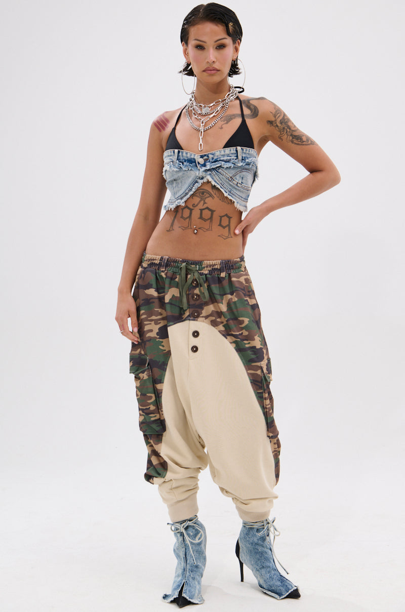 DOWN FOR IT CAMO JOGGER