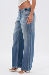 RELAX WITH ME WIDE LEG DENIM