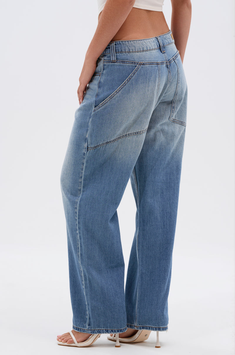 RELAX WITH ME WIDE LEG DENIM