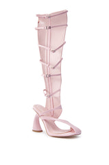 AZALEA WANG ANDRIUS PINK GLADIATOR SANDAL