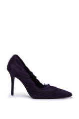 AZALEA WANG ARITRA PURPLE PONY HAIR PUMP