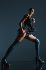 AZALEA WANG ASHLAND BOOT IN BLACK