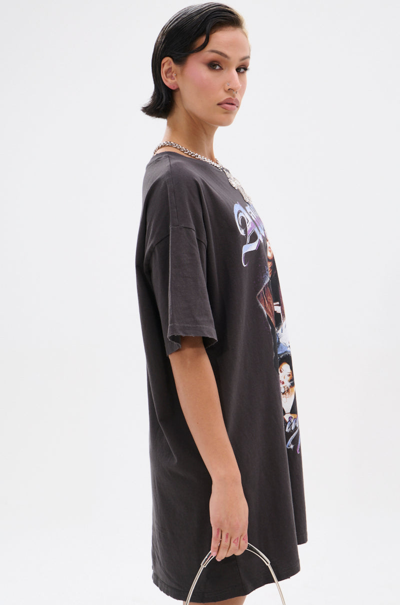 AALIYAH FOREVER GRAPHIC TSHIRT DRESS