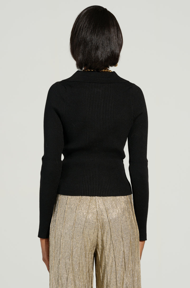 DONT MIND ME SWEATER IN BLACK