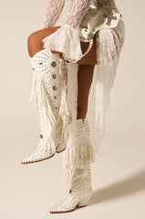 AZALEA WANG BENNETT WHITE BOOT