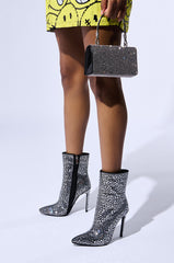 AZALEA WANG BRAULIO BLACK STILETTO BOOTIE