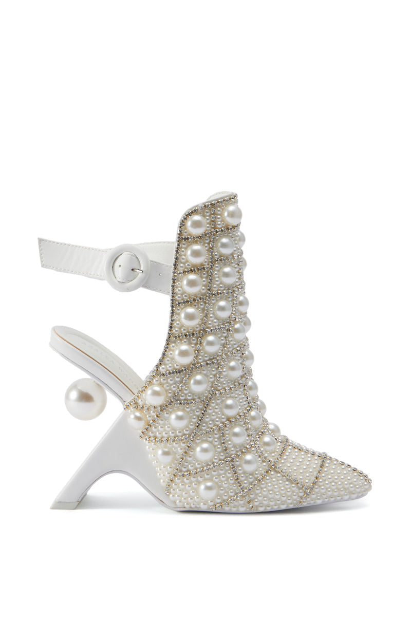 AZALEA WANG BREAN EMBELLISHED PUMP