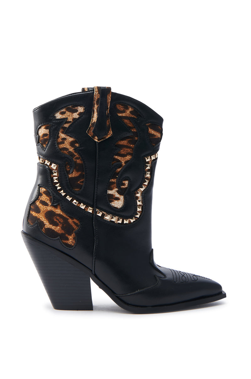 AZALEA WANG BRIGGITTA LEOPARD BOOT