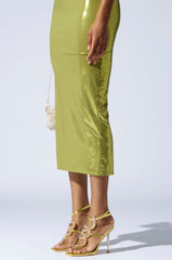 AZALEA WANG COBRA CITRINE STILETTO SANDAL