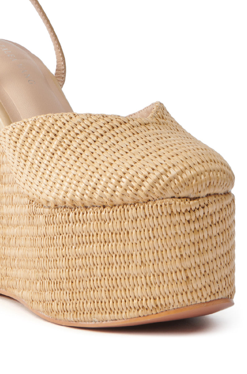 AZALEA WANG COVA BEIGE WEDGE