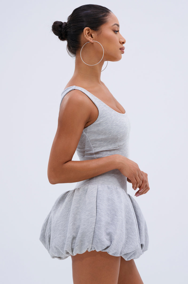 GINA FRENCH TERRY MINI DRESS