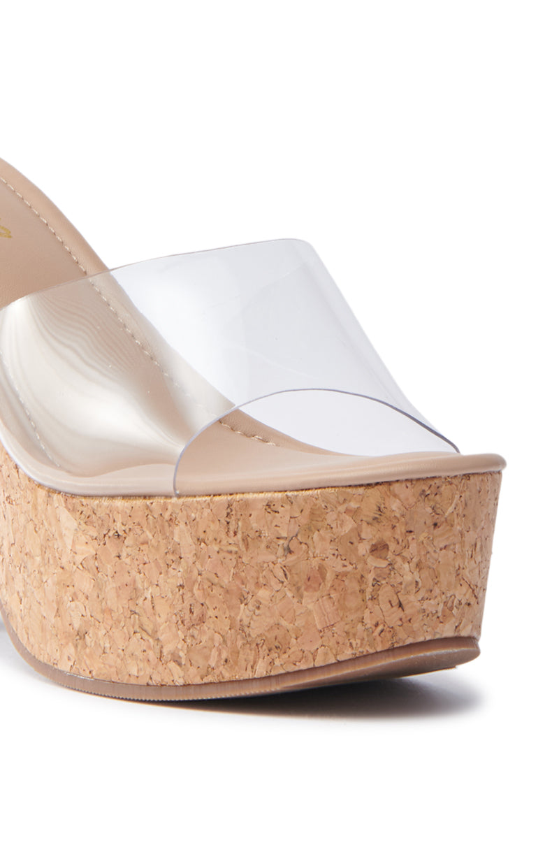 DIEGO CORK WEDGE SANDAL