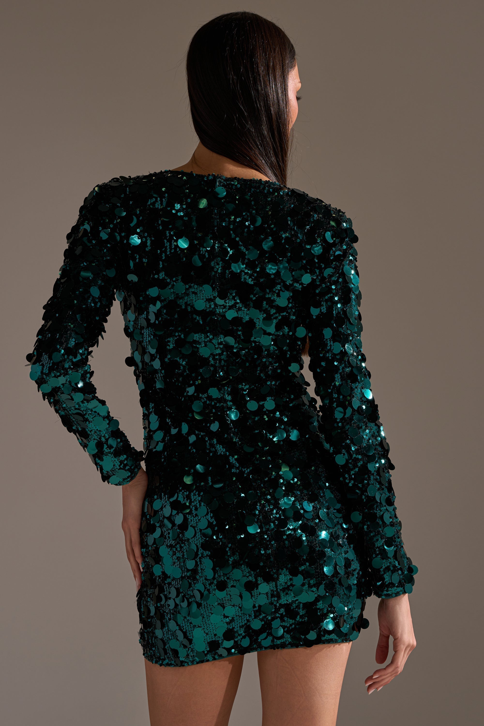 DANCING QUEEN SEQUIN MINI DRESS