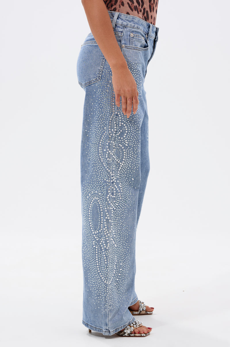 DREAMING OF YOU WIDE LEG DENIM