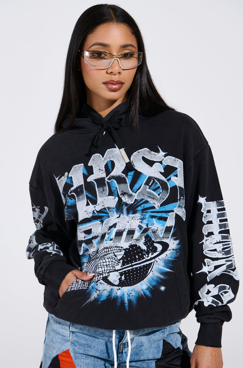DIAMOND RUSH HOODED SWEATSHIRT