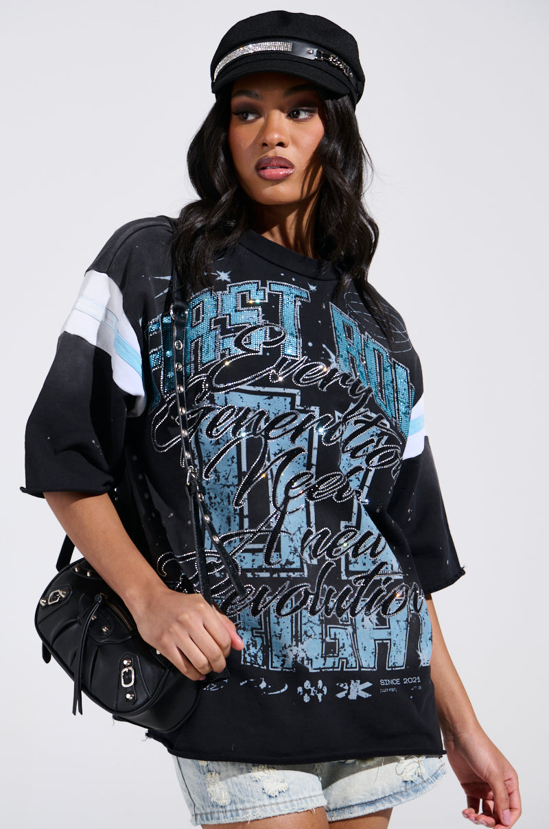 BRIGHT FUTURE OVERSIZED GRAPHIC TEE