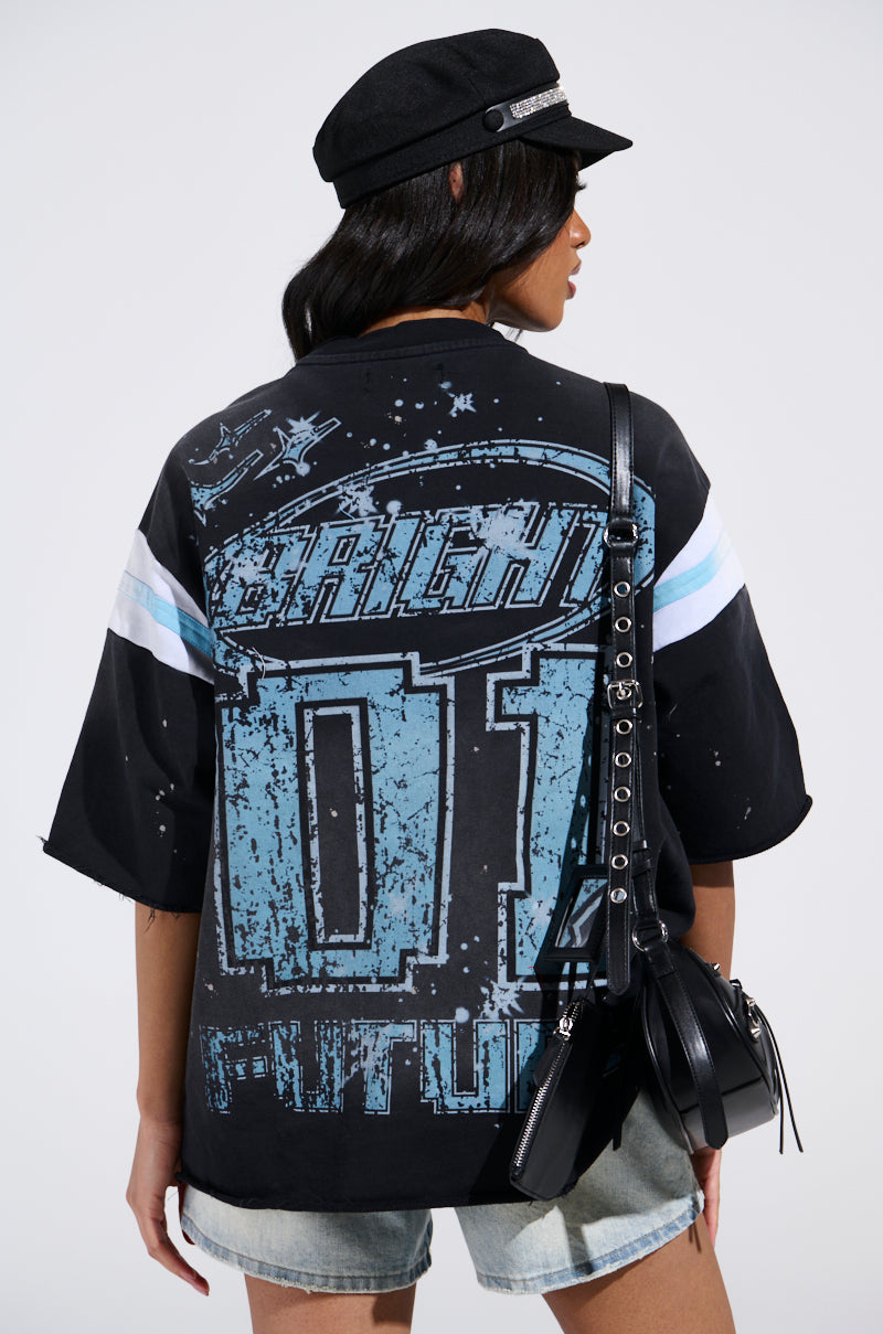 BRIGHT FUTURE OVERSIZED GRAPHIC TEE