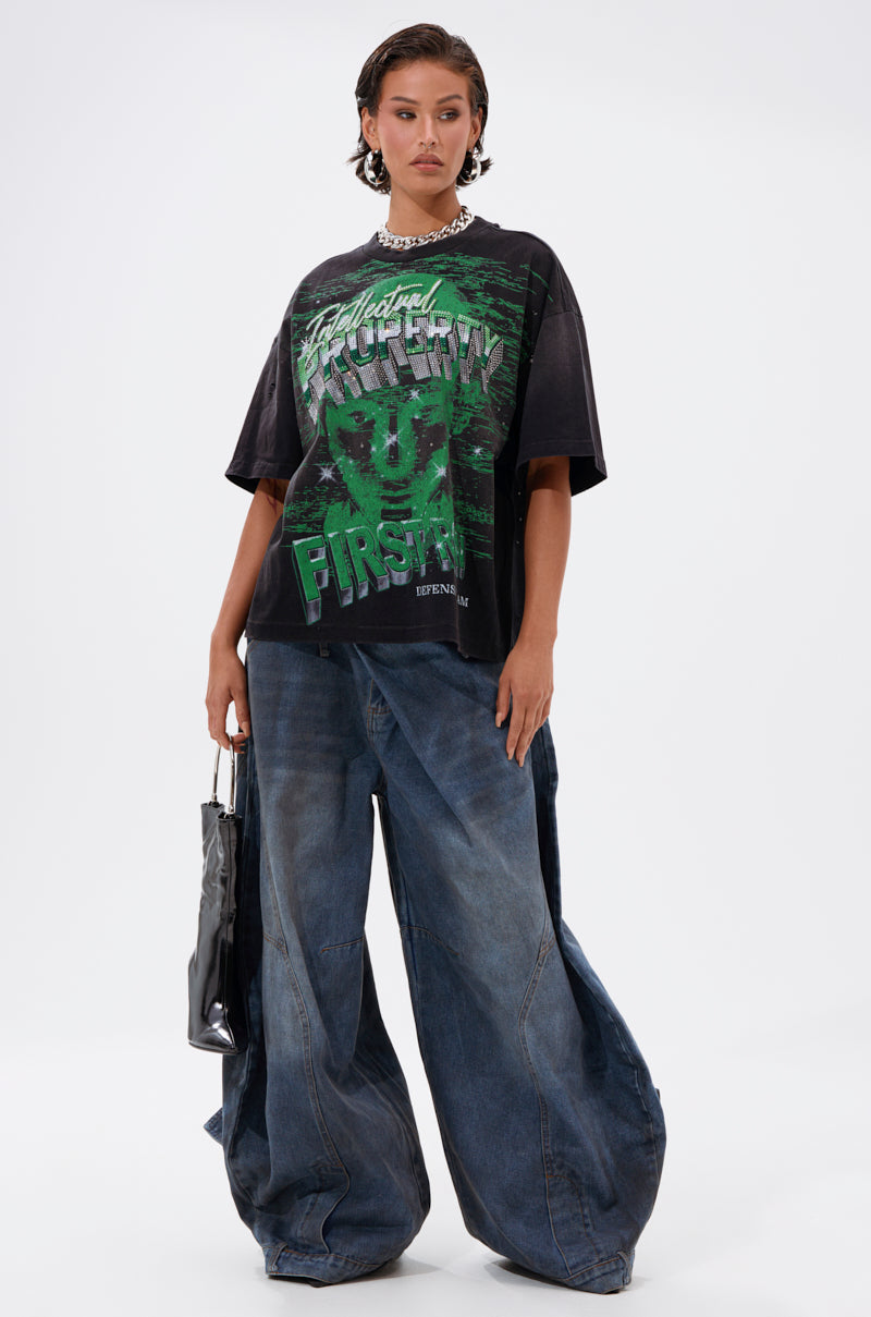 PROPERTY OVERSIZED GRAPHIC TEE