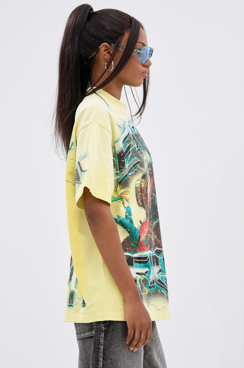 EARTH FIRST OVERSIZED GRAPHIC TEE