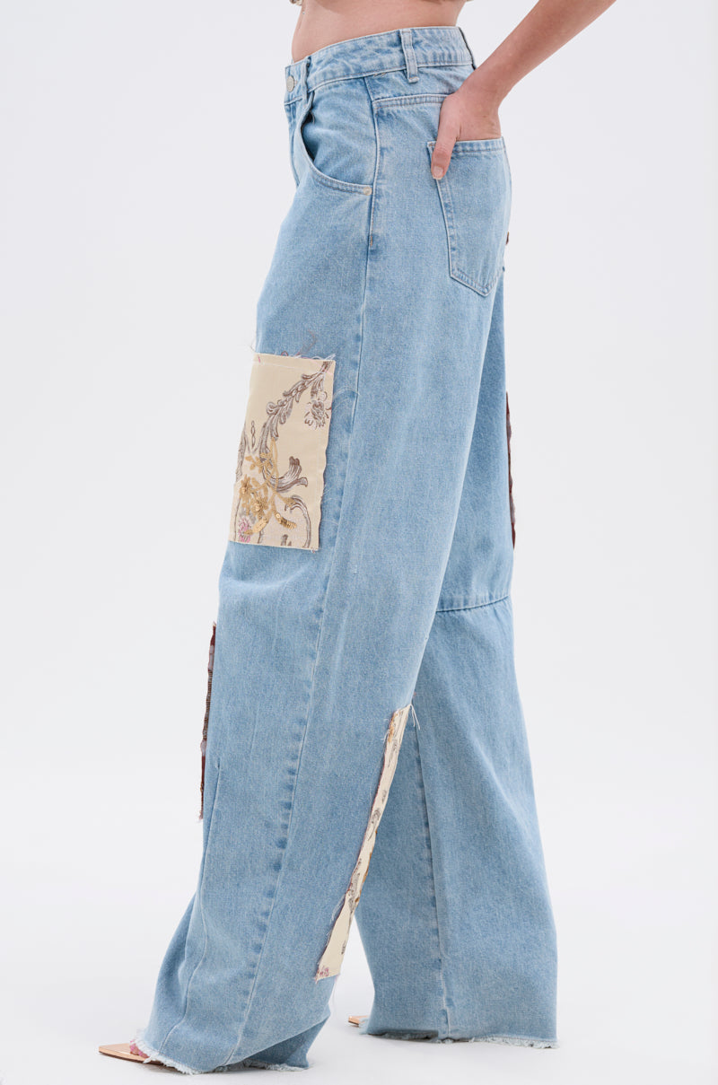 ROYAL ENERGY BROCADE PATCH RELAXED DENIM