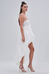 I CAN GET MY OWN FLOWERS HI LOW BUBBLE DRESS