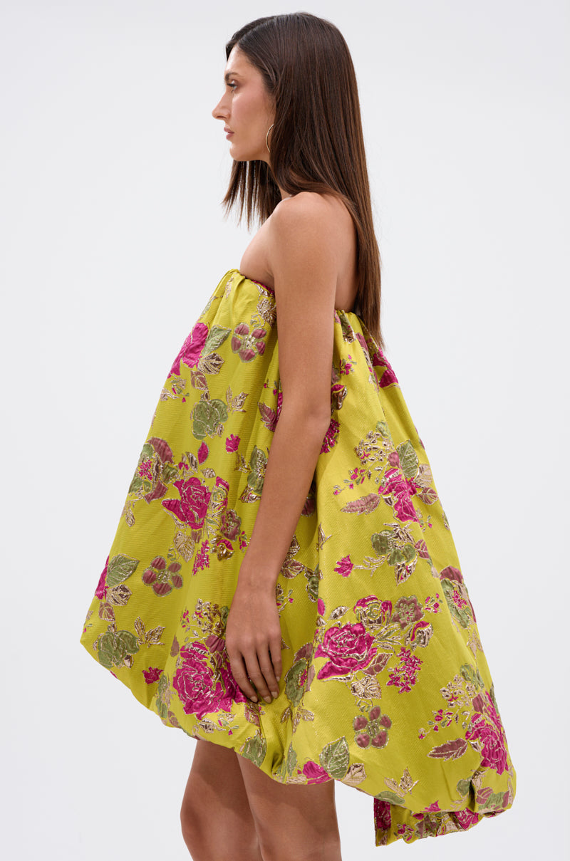 LOVER GIRL BROCADE BUBBLE DRESS